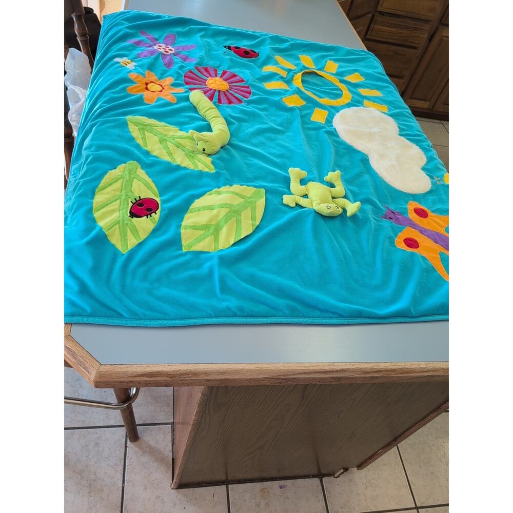 Ikea LEKA Animal Plush 43.5 In X 45.5 Play Mat Tummy Blanket Activity Mat